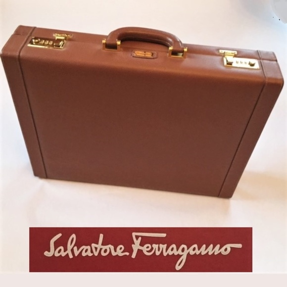 salvatore ferragamo mens briefcase